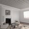 Ekena Millwork 39W x 39H x 38T Small Olivia Decorative Fretwork Wood Ceiling Panels, Birch CELW39X39X0375OLVBI - alternate 1